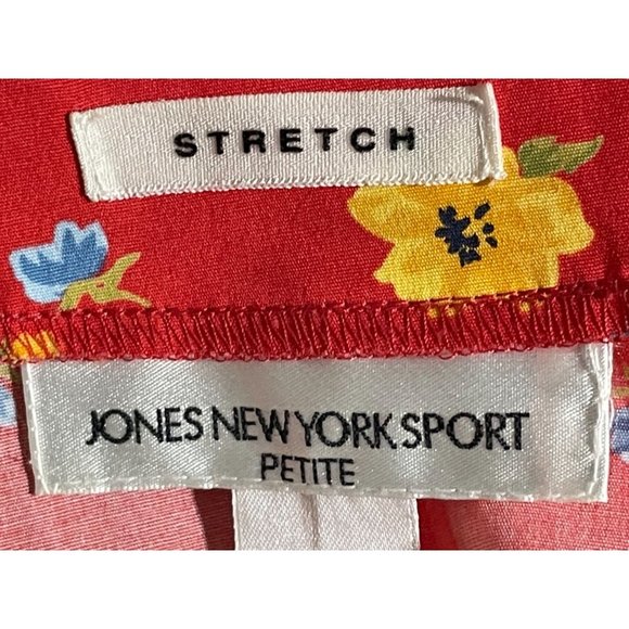 Jones New York Petites Stretch Floral Mini Skirt Size 12P - Picture 7 of 9
